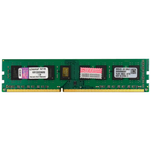 Kingston Ddr3 8gb 1333mhz Cl9 | Quonty.com | KVR1333D3N9/8G