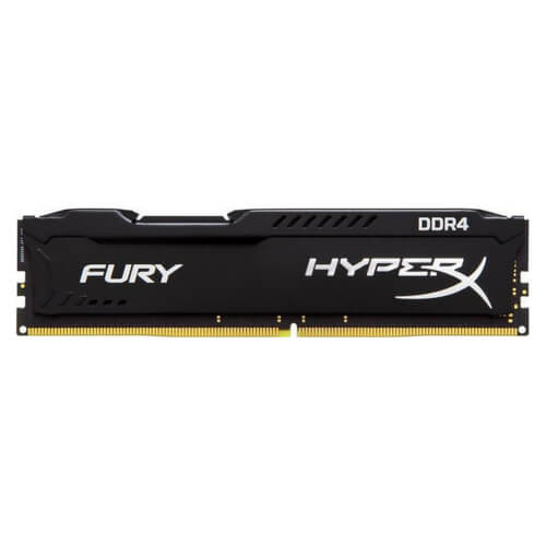 Kingston Ddr4 16gb 2400mhz Cl15 Hyperx Fury Black | Quonty.com | HX424C15FB/16