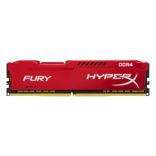 Kingston Ddr4 8gb 2400mhz Cl15 Hyperx Fury Red | Quonty.com | HX424C15FR2/8