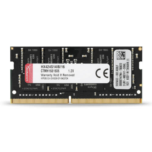 Kingston Hyperx So-Dimm Ddr4 8gb 2400mhz Cl4 Impact Black | Quonty.com | HX424S14IB2/8