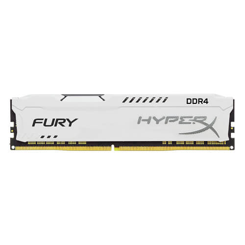 Kingston Ddr4 8gb 2666mhz Cl16 Hyperx Fury White | Quonty.com | HX426C16FW2/8