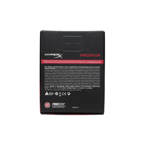 Kingston Ddr4 8gb 2933mhz Cl15 Hyperx Predator Black Rgb | Quonty.com | HX429C15PB3A/8