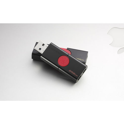 Pendrive 128gb Usb 3.0 Kingston Data Traveler 106 Negro Rojo | Quonty.com | DT106/128GB
