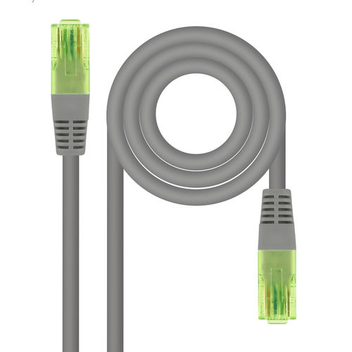 Latiguillo/Cable Red Nano Cable Rj45 Cat.6 Utp Awg26 2.0m Gris | Quonty.com | 10.20.1402