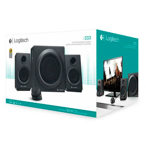 Altavoces Logitech Z-333 2.1 Negro | Quonty.com | 980-001202