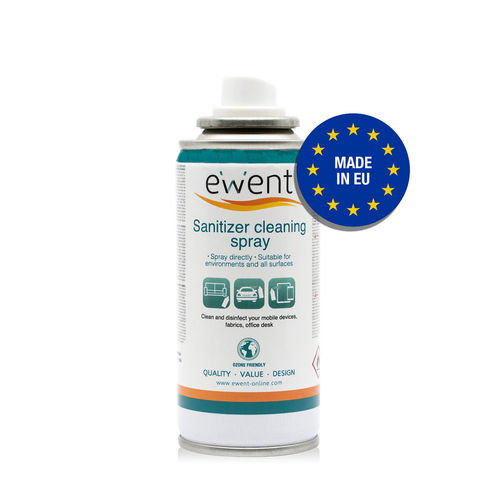 Limpiador Ewent Desinfectante Para Moviles/Mascarillas/Superficies Ew5676 400ml | Quonty.com | EW5676