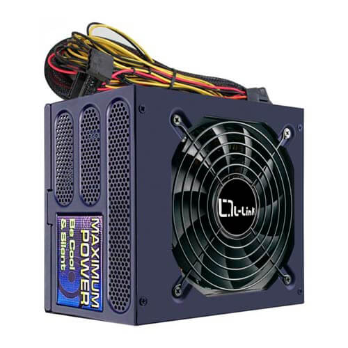 Fuente L-Link 850w Pfc-Activo 80+Bronze 12cm Atx | Quonty.com | LL-PS-850-80+