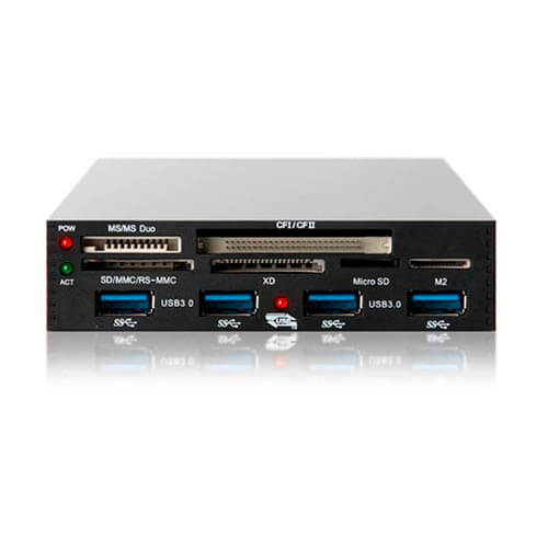 Lector Int 3.5'' Coolbox Cr-750h3 T.Flash/Usb3.0 | Quonty.com | CR750-H3