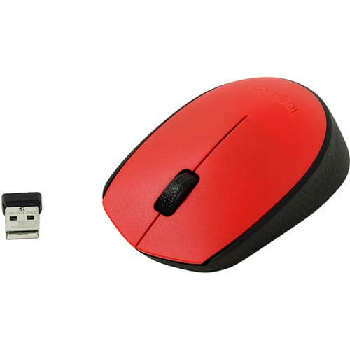 Raton Logitech M171 Inalambrico Rojo/Negro | Quonty.com | 910-004641