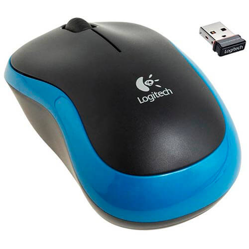 Raton Logitech M185 Optico 1000dpi Inalambrico Azul | Quonty.com | 910-002236