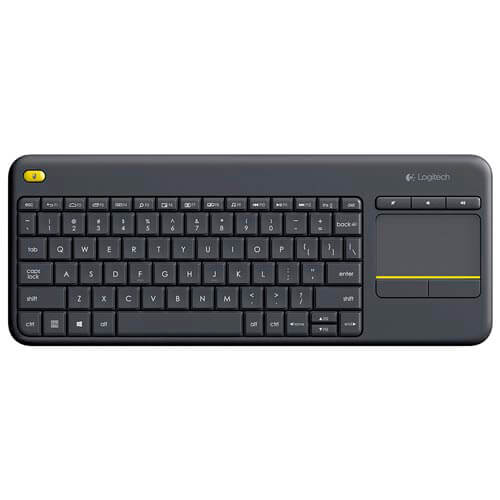 Teclado Smart Tv Logitech K400 Plus Wifi Multimedia Touchpad | Quonty.com | 920-007137