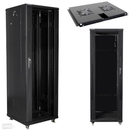 Armario Rack Lanberg Ff01-6637-12b 19&Quot; 37u Ip20 Hasta 800kg | Quonty.com | FF01-6637-12B