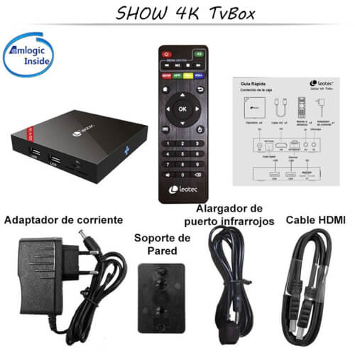 Android Tv Box Leotec Show 4k Letvbox07 - Qc 2ghz - 8gb | Quonty.com | LETVBOX07