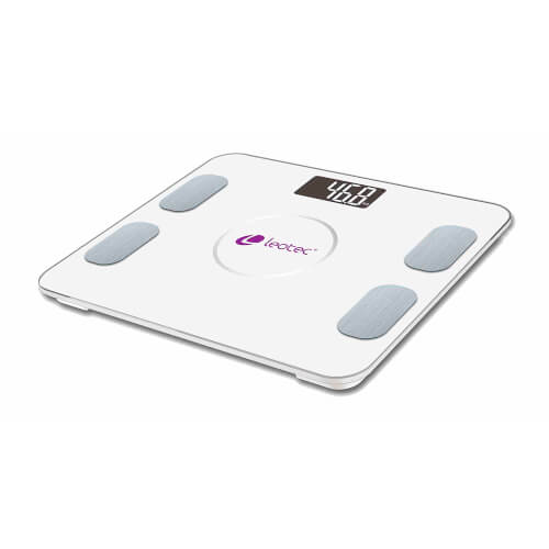 Báscula Leotec Bluetooth Smart Fitness | Quonty.com | LEBBT03W