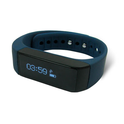 Pulsera Cuantificadora Leotec Fitness Touch Azul 0.91' Bt4.0 | Quonty.com | LEPFIT04B