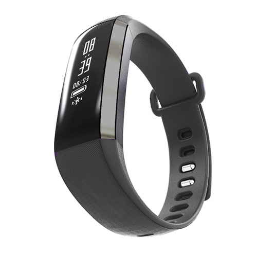 Pulsera Cuantificadora Leotec Fitness Health Negro 0.86'' | Quonty.com | LEPFIT08K