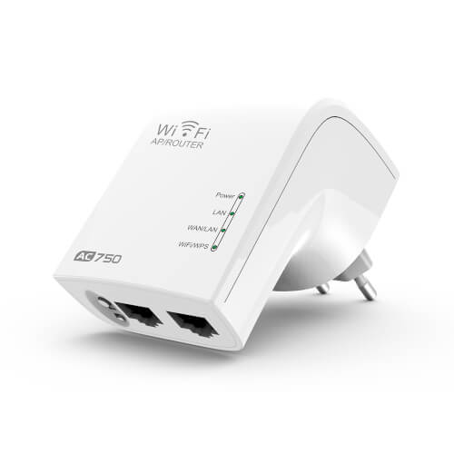 Repetidor Leotec Lewrep3004 Wifi Ac 750mbps Quonty