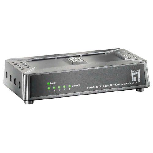 Switch Level One Fsw-0508tx 5pt0s 10/100 | Quonty.com | 530135