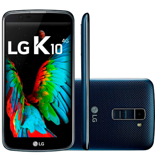 Smartphone Lg K10 5.3''Ips 1,5gb/16gb 4g 5/13mpx Negro/Azul | Quonty.com | LGK430DSE.AESPBK