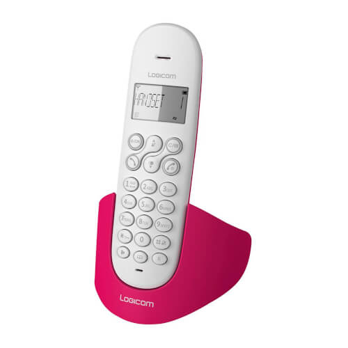 Teléfono Logicom Luna Rojo | Quonty.com | LUNA ROJO