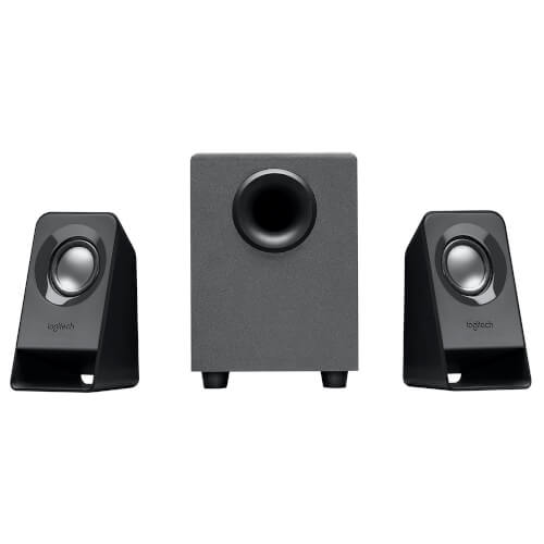 Altavoces 2.1 Logitech Z211 Entrada Jack 3.5mm Alimentación | Quonty.com | 980-001269
