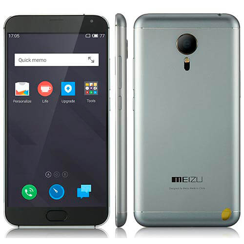 Smartphone Meizu Mx5 5.5''Fhd 3gb/16gb 4g 5/20.7mpx Gris | Quonty.com | M575H16GBGRAY