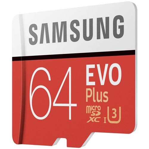 Microsd Samsung Evo+ 64gb Cl10 Uhs-1 Adaptador Sd | Quonty.com | MB-MC64GA/EU