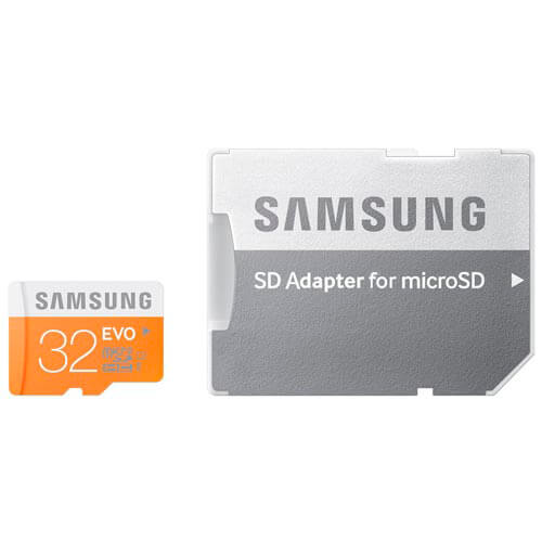 Microsd Samsung 32gb Cl10 Ush-I Evo Adaptador Sd | Quonty.com | MB-MP32DA/EU