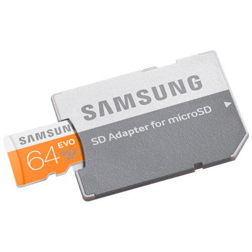Microsd Samsung 64gb Cl10 Uhs-I Evo Adaptador Sd | Quonty.com | MB-MP64DA/EU
