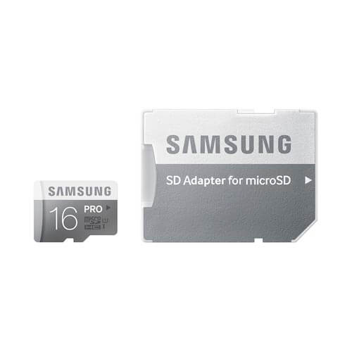 Microsd Samsung 16gb Cl10 Pro Adaptador Sd | Quonty.com | MB-MG16DA/EU