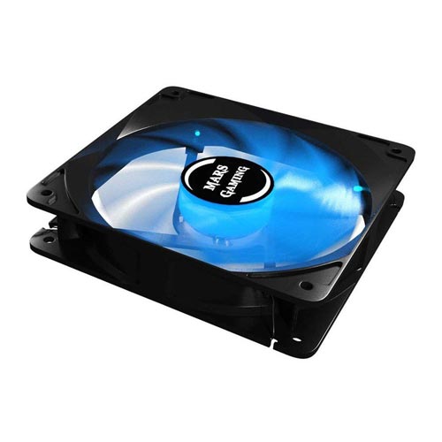 Ventilador 12cm Tacens Mars 1.200rpm Led Azul | Quonty.com | MF12B