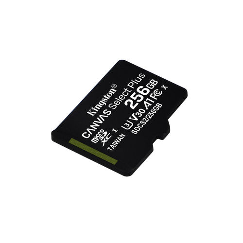 Micro Sd Kingston 256gb Cl10 Uhs-I Canvas Select Plus + Adaptador | Quonty.com | SDCS2/256GB