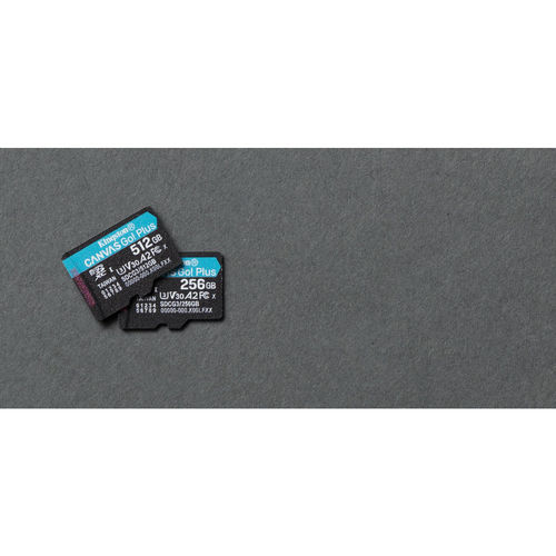Microsd Kingston 256gb Cl10 Uhs-I Canvas Go Plus + Adaptador | Quonty.com | SDCG3/256GB