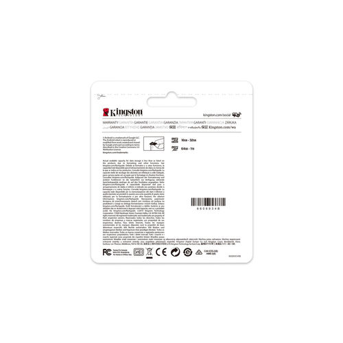 Microsd Kingston 256gb Cl10 Uhs-L Canvas Select Plus | Quonty.com | SDCS2/256GBSP
