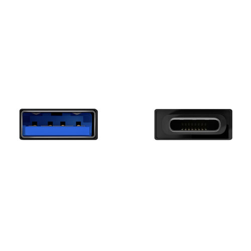 Mini Adaptador Aisens Aluminio Usb3.2 Usb-C/M - A/H Gen1 3a Negro | Quonty.com | A108-0717
