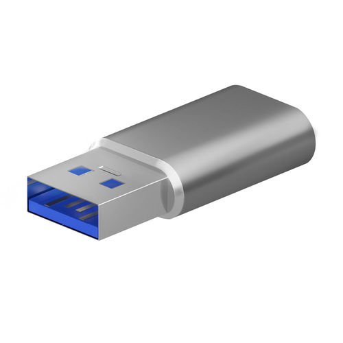 Mini Adaptador Aisens Usb3.2 Usb-C/H - A/M Gen2 Usb2.0 3a Gris | Quonty.com | A108-0677