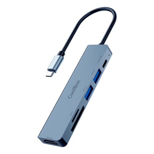 Mini Docking Station Coolbox C61 Usb-C Pd 100w | Quonty.com | COO-DOCK-C-61