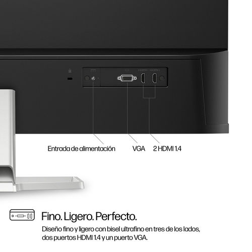 Monitor 31.5&Quot;Fhd Hp 94f50e9 1920x1080 100hz 7ms Hdmi/Vga Negro/Plata | Quonty.com | 94F50E9