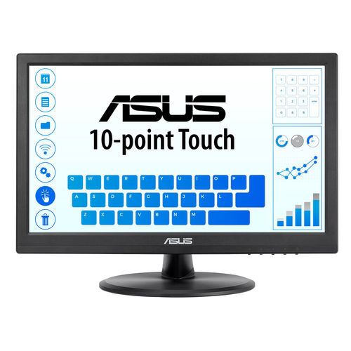 Monitor Profesional 15.6&Quot;Hd Asus 1366x768 1*Hdmi/1*Vga Tactil Negro | Quonty.com | 90LM02G1-B04170