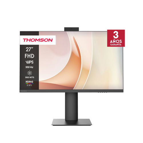 Monitor Thomson Supreme Business 27&Quot;Fhd 1920x1080 100hz 5ms 1*Hdmi/Vga Webcam Negro | Quonty.com | M27FB7C14V