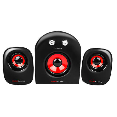 Altavoces Tacens Mars Gaming Ms2 Negro/Rojo | Quonty.com | MS2