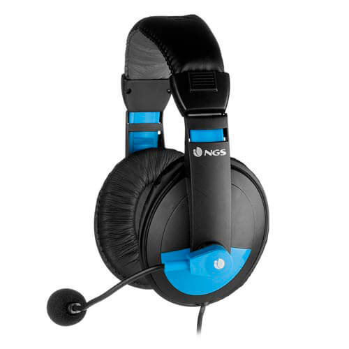 Auriculares C/Microfono Ngs Msx9 Pro Blue Negro/Azul | Quonty.com | MSX9PROBLUE