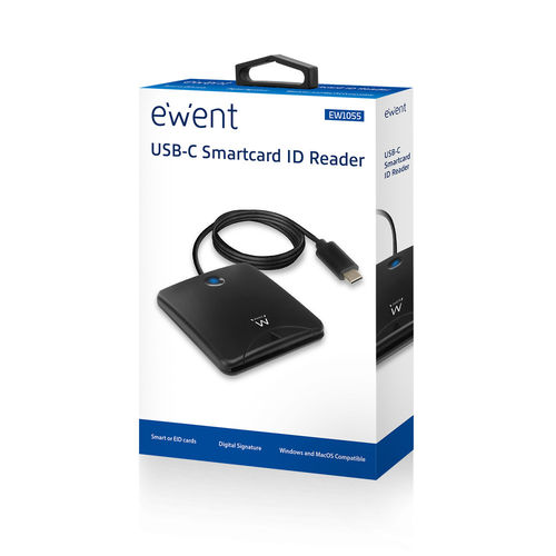 Multilector Externo Usb-C Ewent Dni-E Negro | Quonty.com | EW1055