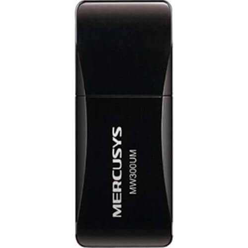 Adaptador Red Mercusys Mw300um Usb2.0 Wifi-N/300mbps Mini | Quonty.com | MW300UM