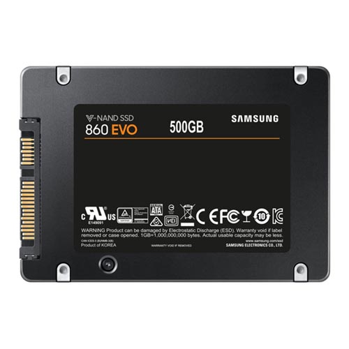 Ssd Samsung 2.5'' 500gb Sata3 860 Evo | Quonty.com | MZ-76E500B