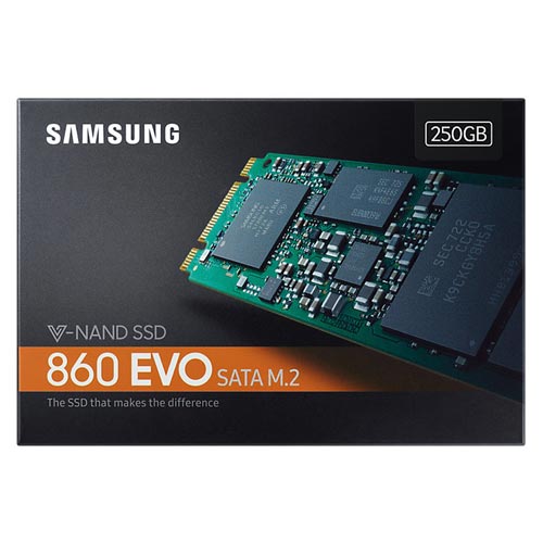 Ssd Samsung M.2 250gb Sata3 860 | Quonty.com | MZ-N6E250BW