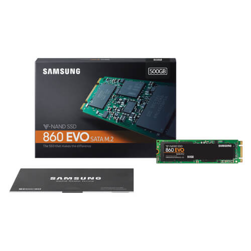 Ssd Samsung M.2 500gb Sata3 860 Evo | Quonty.com | MZ-N6E500BW