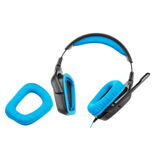 Auriculares Logitech G430 C/Microfono Gaming Negro/Azul | Quonty.com | 981-000537