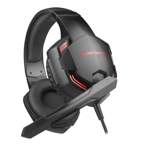 Auriculares C/Microfono Mars Gaming Mhx Pro 7.1 Negro | Quonty.com | MHXPRO71