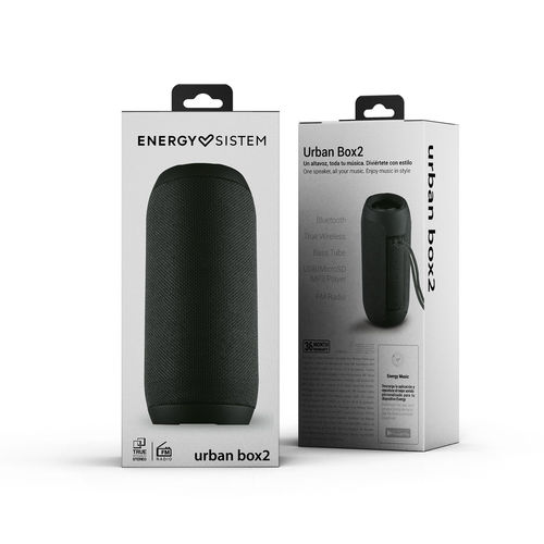 Altavoz Energy Sistem Urban Box 2 10w Bluetooth Negro | Quonty.com | 449323